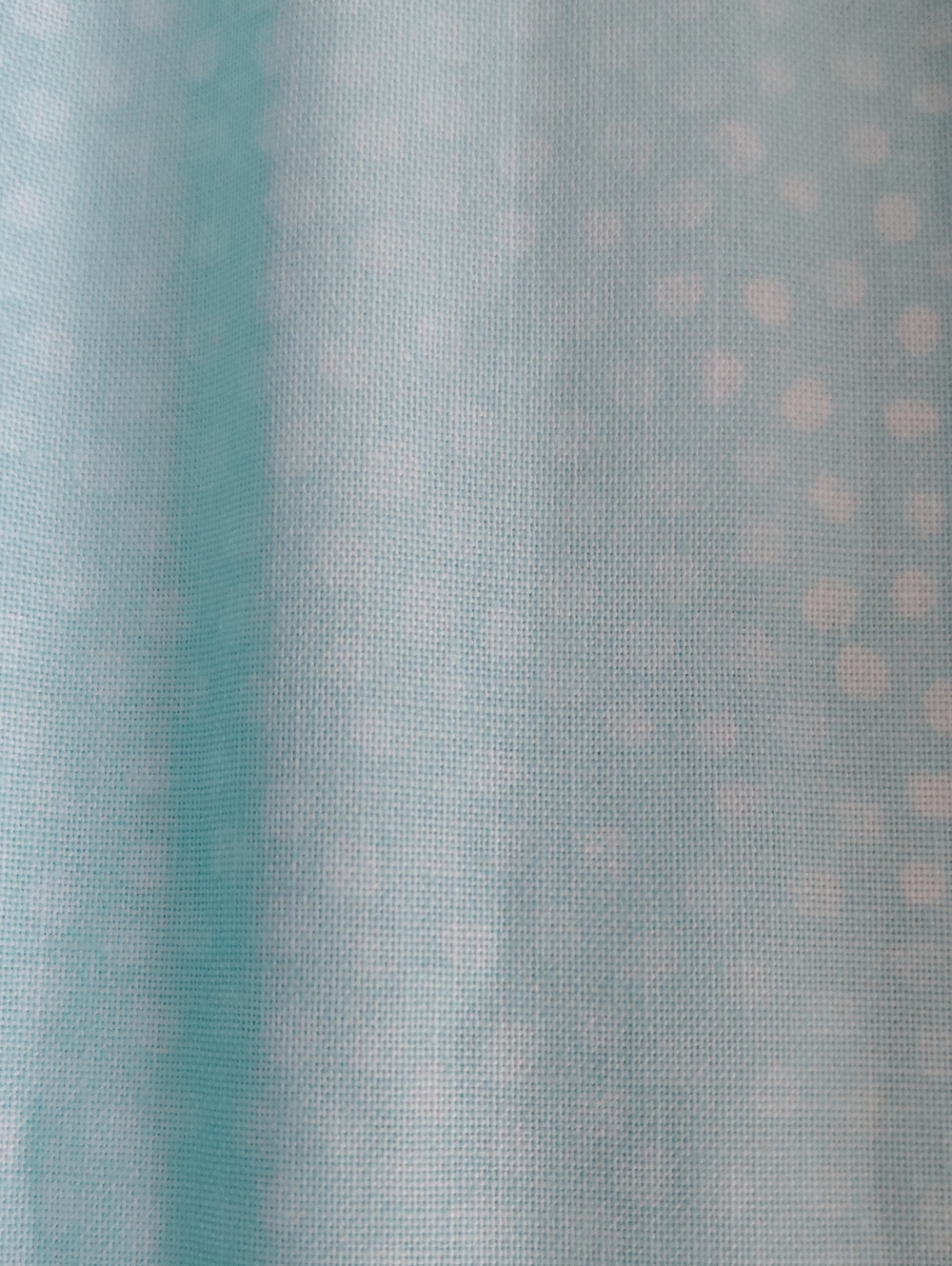 Aqua Polka Dot Cotton Fabric - 5 Piece Fat Quarter Bundle